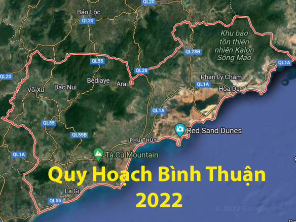 Quy hoạch Bình Thuận 2022